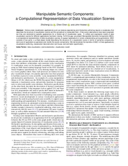 Manipulable Semantic Components: a Computational Representation of Data
  Visualization Scenes