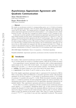 Asynchronous Approximate Agreement with Quadratic Communication