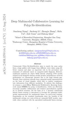 Deep Multimodal Collaborative Learning for Polyp Re-Identification