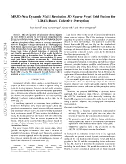 MR3D-Net: Dynamic Multi-Resolution 3D Sparse Voxel Grid Fusion for
  LiDAR-Based Collective Perception