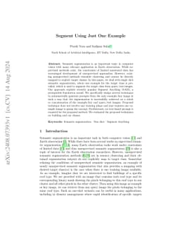 Segment Using Just One Example