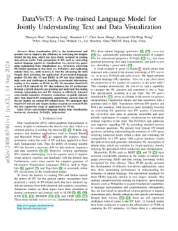 DataVisT5: A Pre-trained Language Model for Jointly Understanding Text
  and Data Visualization
