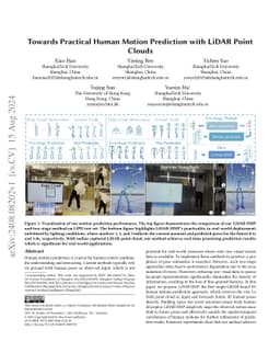 Towards Practical Human Motion Prediction with LiDAR Point Clouds