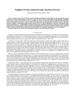 Neighbor Overlay-Induced Graph Attention Network