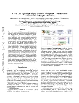 C2P-CLIP: Injecting Category Common Prompt in CLIP to Enhance
  Generalization in Deepfake Detection
