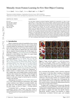 Mutually-Aware Feature Learning for Few-Shot Object Counting