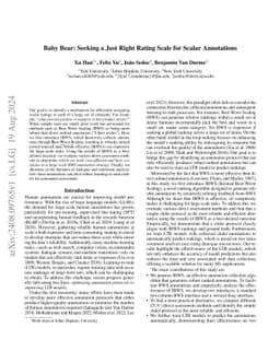 Baby Bear: Seeking a Just Right Rating Scale for Scalar Annotations