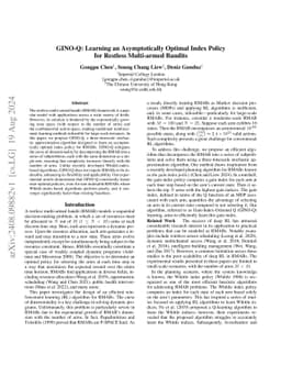 GINO-Q: Learning an Asymptotically Optimal Index Policy for Restless
  Multi-armed Bandits