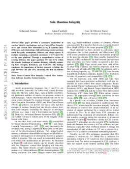 SoK: Runtime Integrity