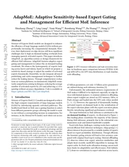 AdapMoE: Adaptive Sensitivity-based Expert Gating and Management for
  Efficient MoE Inference