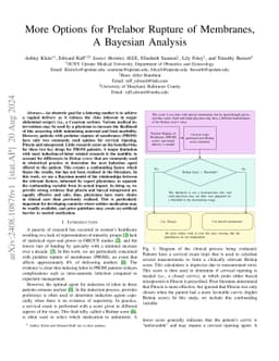 More Options for Prelabor Rupture of Membranes, A Bayesian Analysis