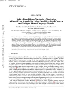 Reflex-Based Open-Vocabulary Navigation without Prior Knowledge Using
  Omnidirectional Camera and Multiple Vision-Language Models