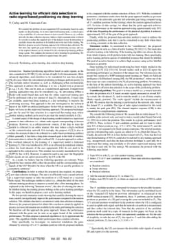 Active learning for efficient data selection in radio-signal based
  positioning via deep learning