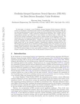 Fredholm Integral Equations Neural Operator (FIE-NO) for Data-Driven
  Boundary Value Problems