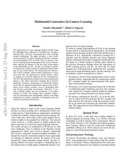 Multimodal Contrastive In-Context Learning