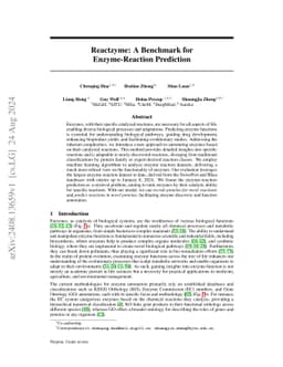 Reactzyme: A Benchmark for Enzyme-Reaction Prediction