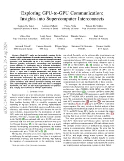 Exploring GPU-to-GPU Communication: Insights into Supercomputer
  Interconnects