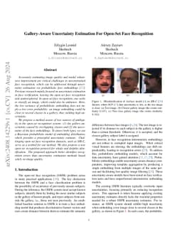 Gallery-Aware Uncertainty Estimation For Open-Set Face Recognition