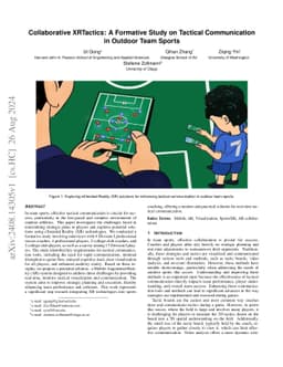 Collaborative XRTactics: A Formative Study on Tactical Communication in
  Outdoor Team Sports