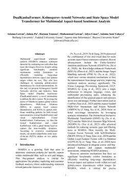 DualKanbaFormer: An Efficient Selective Sparse Framework for Multimodal Aspect-based Sentiment Analysis