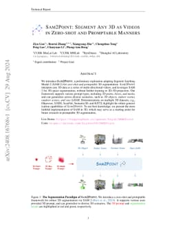 SAM2Point: Segment Any 3D as Videos in Zero-shot and Promptable Manners