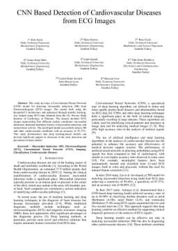 CNN Based Detection of Cardiovascular Diseases from ECG Images