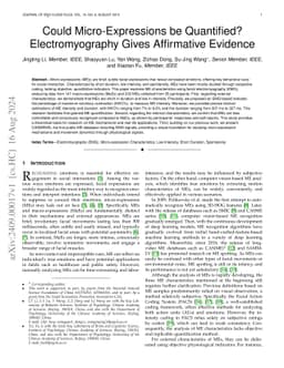 Could Micro-Expressions be Quantified? Electromyography Gives
  Affirmative Evidence