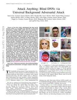 Attack Anything: Blind DNNs via Universal Background Adversarial Attack