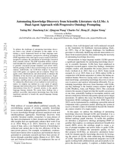 Automating Intervention Discovery from Scientific Literature: A Progressive Ontology Prompting and Dual-LLM Framework