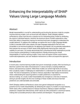 Enhancing the Interpretability of SHAP Values Using Large Language
  Models