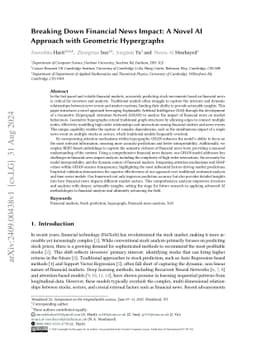 Breaking Down Financial News Impact: A Novel AI Approach with Geometric
  Hypergraphs