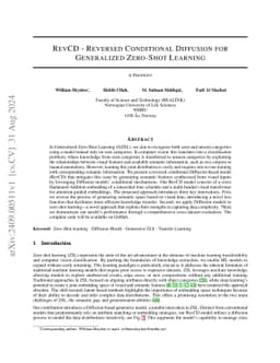 RevCD -- Reversed Conditional Diffusion for Generalized Zero-Shot
  Learning