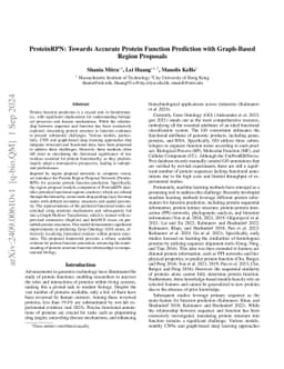 ProteinRPN: Towards Accurate Protein Function Prediction with
  Graph-Based Region Proposals