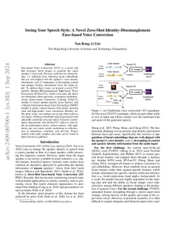 Seeing Your Speech Style: A Novel Zero-Shot Identity-Disentanglement
  Face-based Voice Conversion