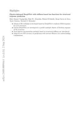 Physics-informed DeepONet with stiffness-based loss functions for
  structural response prediction