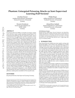 Phantom: Untargeted Poisoning Attacks on Semi-Supervised Learning (Full
  Version)