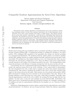 Compatible Gradient Approximations for Actor-Critic Algorithms