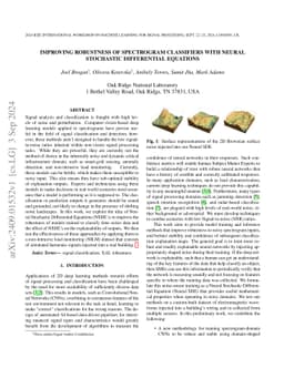 Improving Robustness of Spectrogram Classifiers with Neural Stochastic
  Differential Equations