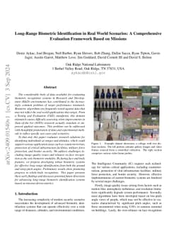 Long-Range Biometric Identification in Real World Scenarios: A
  Comprehensive Evaluation Framework Based on Missions