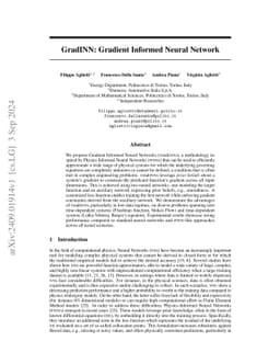 GradINN: Gradient Informed Neural Network