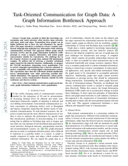 Task-Oriented Communication for Graph Data: A Graph Information
  Bottleneck Approach