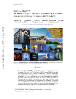 Open-MAGVIT2: An Open-Source Project Toward Democratizing Auto-regressive Visual Generation