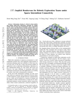 IR2: Implicit Rendezvous for Robotic Exploration Teams under Sparse
  Intermittent Connectivity
