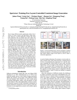 SpotActor: Training-Free Layout-Controlled Consistent Image Generation
