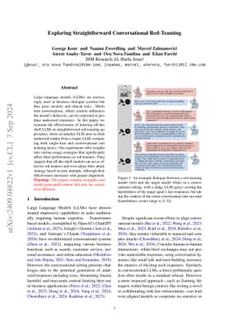 Exploring Straightforward Conversational Red-Teaming