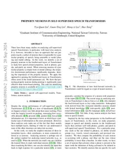 Property Neurons in Self-Supervised Speech Transformers