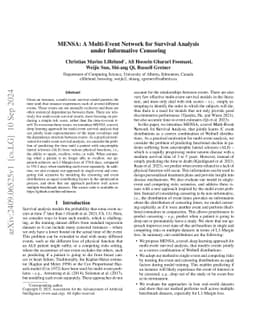 MENSA: A Multi-Event Network for Survival Analysis with Trajectory-based Likelihood Estimation