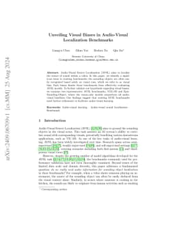 Unveiling Visual Biases in Audio-Visual Localization Benchmarks