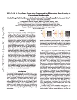BLS-GAN: A Deep Layer Separation Framework for Eliminating Bone Overlap
  in Conventional Radiographs