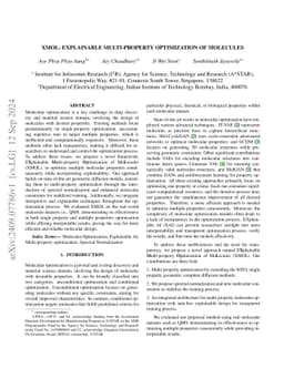 XMOL: Explainable Multi-property Optimization of Molecules